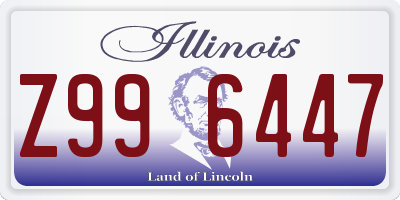 IL license plate Z996447