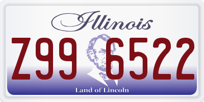 IL license plate Z996522