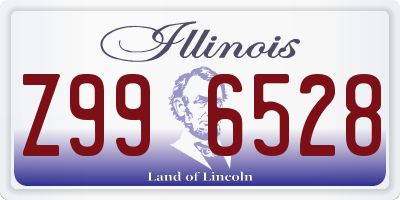 IL license plate Z996528