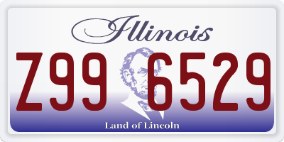 IL license plate Z996529