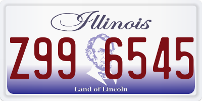 IL license plate Z996545