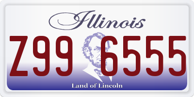 IL license plate Z996555