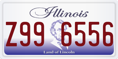 IL license plate Z996556