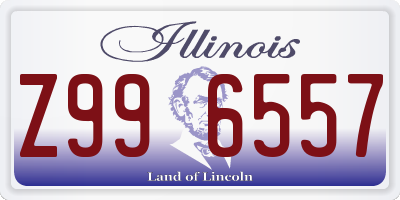 IL license plate Z996557
