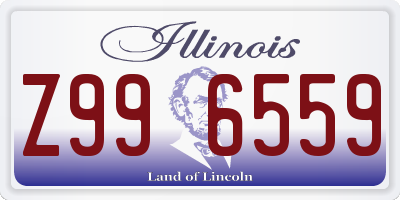 IL license plate Z996559