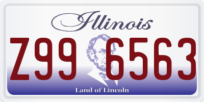 IL license plate Z996563