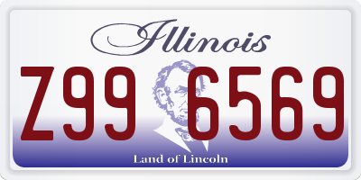 IL license plate Z996569