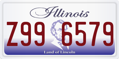 IL license plate Z996579