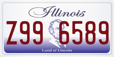 IL license plate Z996589