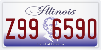 IL license plate Z996590