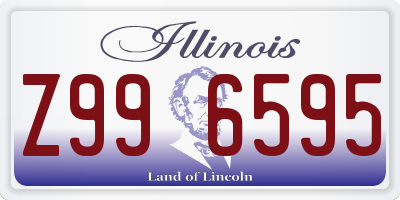 IL license plate Z996595