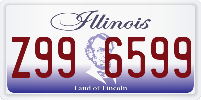 IL license plate Z996599