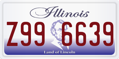 IL license plate Z996639