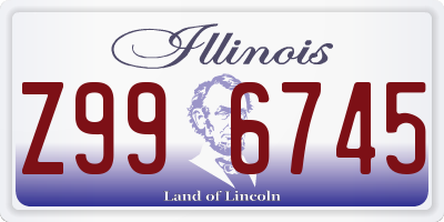 IL license plate Z996745