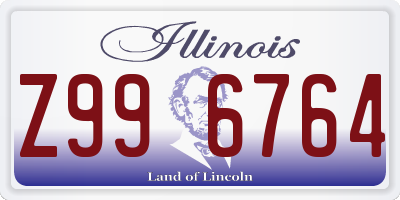 IL license plate Z996764