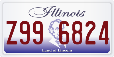 IL license plate Z996824