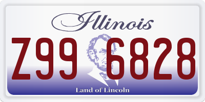 IL license plate Z996828