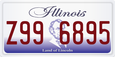 IL license plate Z996895