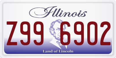 IL license plate Z996902