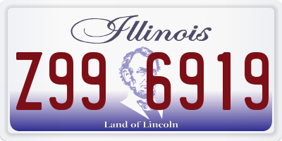 IL license plate Z996919