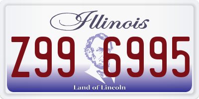 IL license plate Z996995