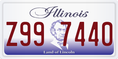 IL license plate Z997440