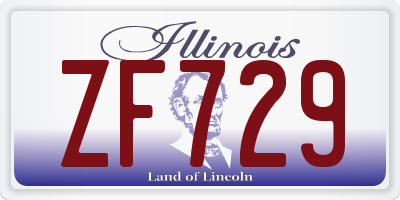 IL license plate ZF729