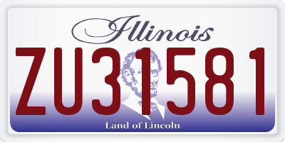 IL license plate ZU31581