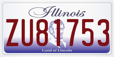 IL license plate ZU81753