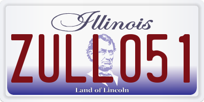 IL license plate ZULLO51