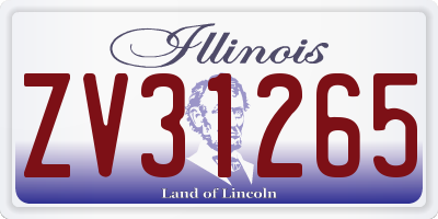 IL license plate ZV31265