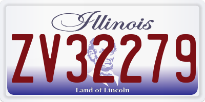 IL license plate ZV32279