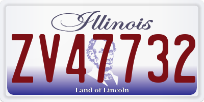 IL license plate ZV47732