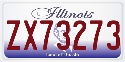 IL license plate ZX73273