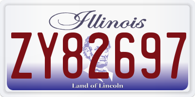 IL license plate ZY82697