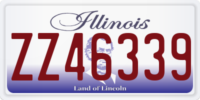 IL license plate ZZ46339