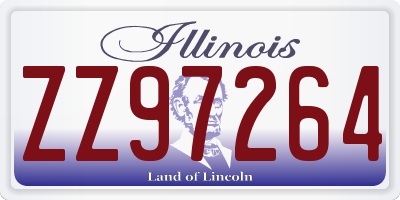 IL license plate ZZ97264