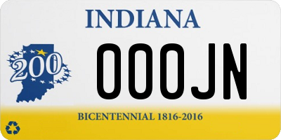 IN license plate 000JN