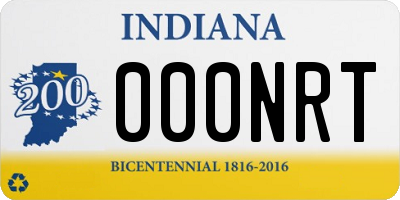 IN license plate 000NRT
