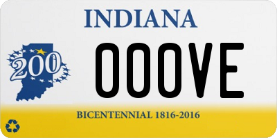 IN license plate 000VE