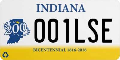 IN license plate 001LSE