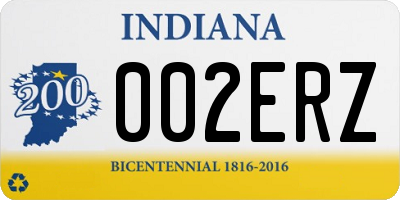 IN license plate 002ERZ