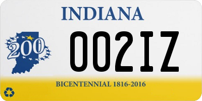 IN license plate 002IZ