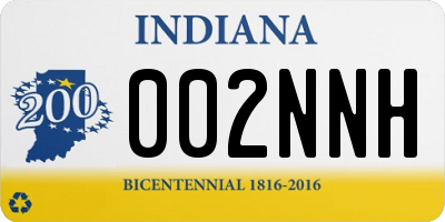 IN license plate 002NNH