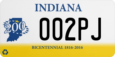 IN license plate 002PJ