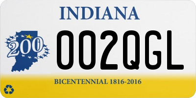 IN license plate 002QGL