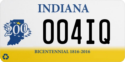 IN license plate 004IQ