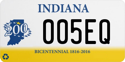 IN license plate 005EQ