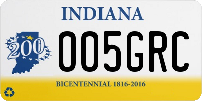 IN license plate 005GRC
