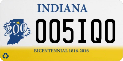 IN license plate 005IQO